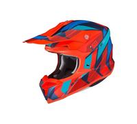Casque de cross turquoise XXL