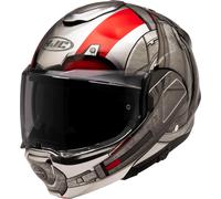 HJC F100 ANTMAN MARVEL Klapphelm silber-rot MC1 XL