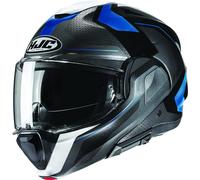 HJC F100 Bios Casque, noir/bleu, Taille XL (60/61)