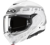 HJC F100 Hetal Casque, Blanc/Gris, Taille M (57/58)