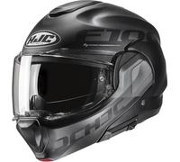 HJC F100 Hetal Casque, noir/gris, Taille XS (54/55)