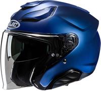 HJC F31 Solid Casque jet, Bleu mat, Taille L (58/59)