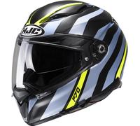 HJC F70 Galla Casque, noir/gris/jaune, Taille L (59/60)