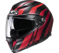 HJC F70 Galla Casque, noir/rouge, Taille L (59/60)