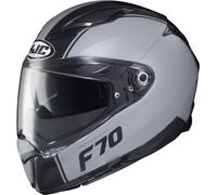HJC F70 Mago Casque, Gris/Noir, Taille XL (61/62)