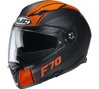 HJC F70 Mago Casque, noir/orange, Taille S (55/56)
