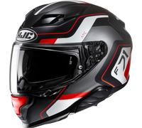 HJC F71 Arcan Casque, Noir/Blanc/Rouge, Taille M (57/58)