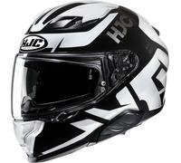 HJC F71 Bard Casque, Noir/Blanc, Taille XXL (62/63)