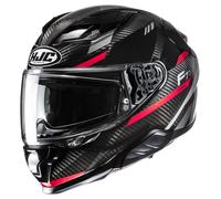 HJC F71 Esira Casque Intégral Carbone/Rouge M unisex noir