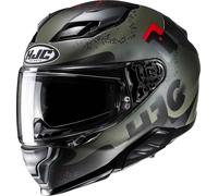 HJC F71 Faco Casque, noir-rouge-vert, taille XL pour homme