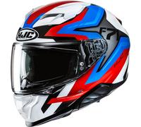 HJC F71 Fes Casque, Blanc/Rouge/Bleu, Taille L (58/59)