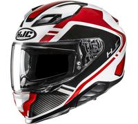 HJC F71 Tozz Casque, Blanc/Rouge/Noir, Taille S (55/56)