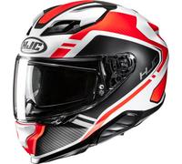 HJC F71 TOZZ Integralhelm weiss-rot MC1 M