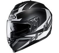 HJC Helmets Casque Moto Adulte Unisexe, Noir/Blanc, S