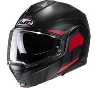 HJC i100 Beis Casque, noir/rouge, Taille S (55/56)