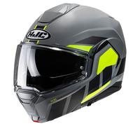 HJC i100 Beis MC3HSF Casque Modulable Mat/Gris/Jaune/Noir S unisex