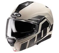 Casque modulable HJC I100 BEIS blanc-noir MC9SF M