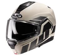 HJC i100 Beis MC9SF Casque Modulable Mat/Noir/Beige S noir S