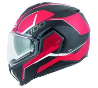 HJC i100 Lorix MC1SF Casque Modulable Mat/Noir/Blanc/Rouge L unisex