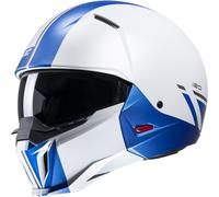 HJC i20 Batol Casque jet, Blanc/bleu, Taille S (55/56)