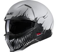 HJC i20 Scraw Casque jet, Gris/Noir, Taille XS (54/55)