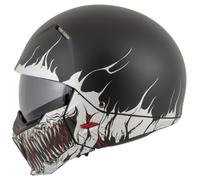 HJC I20 Scraw MC5SF Casque Jet Mat/Noir/Blanc XS unisex