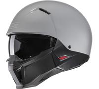 HJC i20 Solid Casque à réaction, gris, taille M pour homme