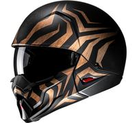 HJC i20 Thorn Casque jet, Noir/Or, Taille L (58/59)