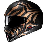 HJC i20 Thorn Casque jet, Noir/Or, Taille XL (60/61)