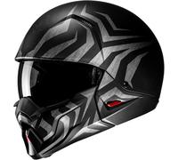 HJC i20 Thorn Casque jet, noir-argent, taille M pour homme