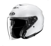 HJC i31 Solid Open Face Casque de moto approuv DOT (Blanc X-Large)