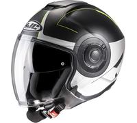 HJC i40 Panadi Casque jet couleur : noir/blanc, taille : S (55/56)