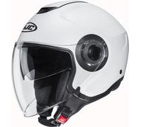HJC i40N Solid semi mat blanc Casque jet M