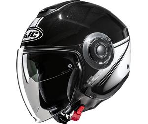 HJC i40N VISION Jethelm schwarz-weiss MC5 XL