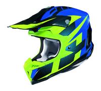 HJC i50 Argos MC23 Casque De Cross bleu M