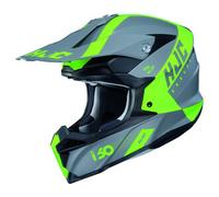 HJC i50 Erased MC4HSF Casque De Cross gris S