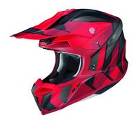 HJC i50 Vanish MC1SF Casque De Cross rouge L