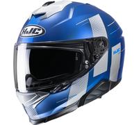 HJC i71 Peka Casque, Gris/bleu, Taille XS (54/55)