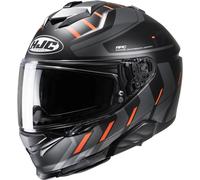 HJC i71 Simo Casque, Noir mat/rouge, Taille XS (54/55)