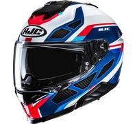 HJC i71 Zest Casque, noir-charbon-rouge-bleu, taille 2XL pour homme