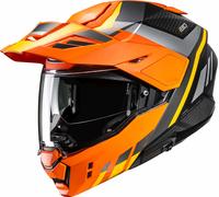 HJC i80 Imes Casque, Noir/Gris/Orange, Taille XS (54/55)
