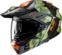 HJC i80 Roki Casque, noir/vert/orange, Taille XS (54/55)