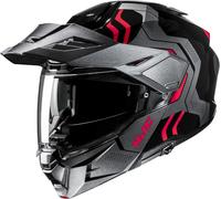 HJC i80 Velly Casque, noir/rouge, Taille S (55/56)