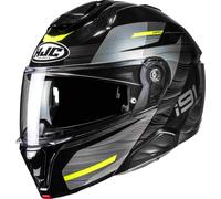 HJC Casque modulable i91 DUSK MC3H Anthracite/Noir/Jaune L