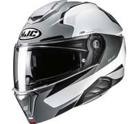 HJC i91 Felio Casque, Gris/blanc, Taille S (55/56)