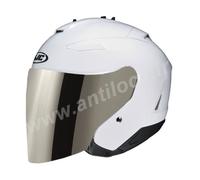 HJC IS33 II BLANC AVEC VISIÈRE MIROIR IRIDIUM XXL