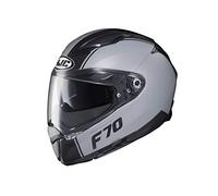 HJC NC Casque Moto Hommes, Gris/Noir, XS