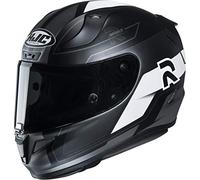 HJC NC Casque Moto Hommes, Noir/Blanc, S