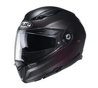 HJC NC Casque Moto Hommes, Noir/Rouge, XL