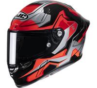 HJC RPHA 1 Nomaro Casque, Noir/Gris/Rouge, Taille XL (60/61)